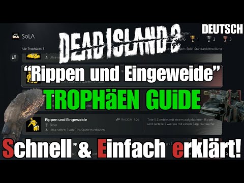 "Ribs and Guts" 🔓 Quick & easy explanation! 🏆 DEAD ISLAND 2 DLC 2 "SoLA" TROPHY GUIDE