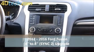 4" to 8" Upgrade w/ SYNC 2 | 2013 - 2016 Ford Fusion
