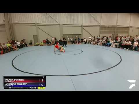 122 Lbs Round 3 (8 Team) - Milana Borrelli, Florida Vs Angelina Cassioppi, Illinois B7ba