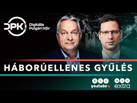 Magyar Péterrel egy napon, egy helyszínen folytatódott Orbán Viktor háborúellenes roadshow-ja