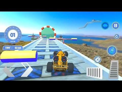 Formula Car Stunts - Impossible tracks racing  game - Formula ramp car stunts gameplay