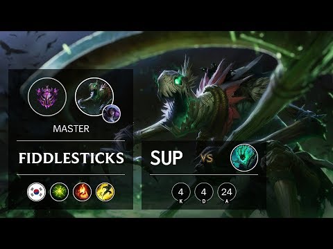 Fiddlesticks Support vs Thresh - KR Master Patch 10.1