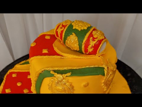 Dholki cake topper tutorial by BJAMS PATISSERIE with Sadia Naveed Iqbal