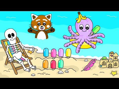 Pukkins sommar del 2 - Lek och lär dig färger med Pukkins - Lek med oss