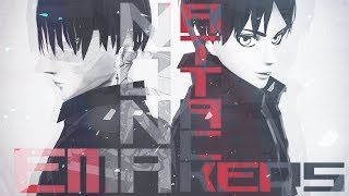 【進撃のMMD】NoName-リヴァイと Attackers-エレンで夜咄ディセイブ【Attack on Titan MMD】