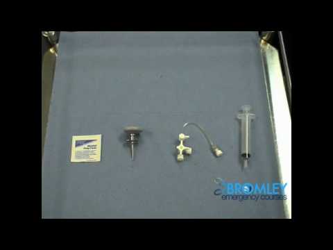 Intraosseous Needle Insertion procedure by Bromley Emergency Courses