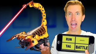 Build a ROBOT in Real Life! - Battle Robots vs Fruit Ninja (DIY Toys - Amazon Tech Unboxing Review)