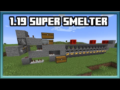 Super Simple: Minecraft Super Smelter - Easy to build, scales to any size! - Java 1.19