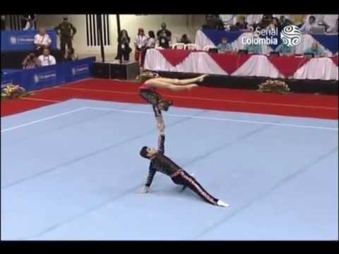 THE WORLD GAMES CALI 2013 ACRO - POR MxP - GONÇALO ROQUE / LEONOR BRUGES - FINAL