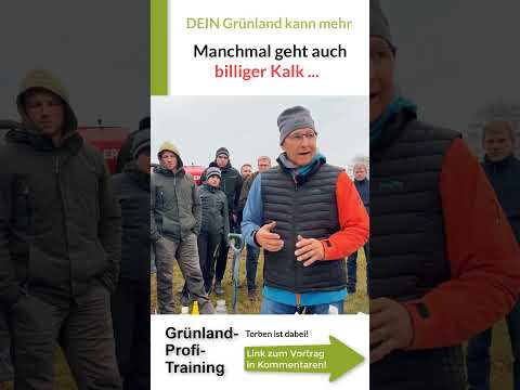 Wann kannst du "billigen" Kalk auf's Grünland streuen? Live-Grünlandtag mit Hans Koch | #grünland