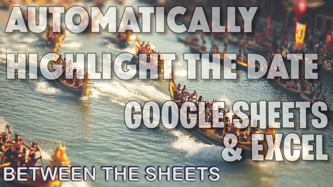 Google Sheets and Excel can automatically highlight the current date in a list