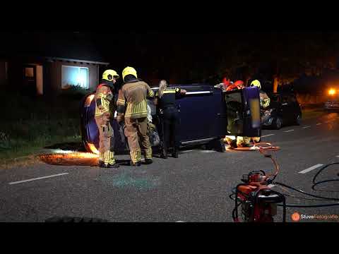 2022-07-25 Ravage na ongeval op Bredestraat in Rijen