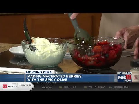 The Spicy Olive’s shares macerated berries recipe