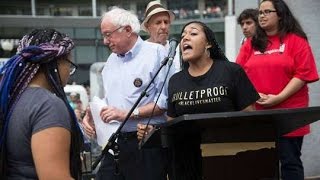 Caller: Bernie Sanders Protest a Non-Violent Way to be Heard...