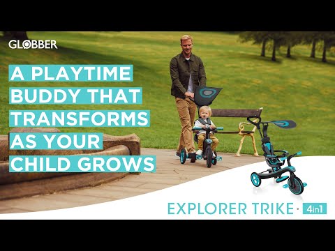 Детский велосипед Globber Trike Explorer (632-102) красный