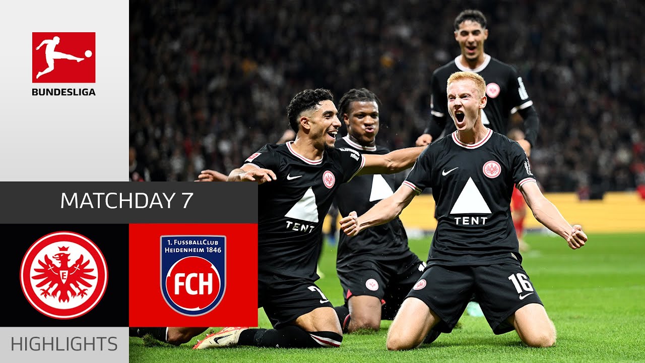 Eintracht Frankfurt vs Heidenheim highlights