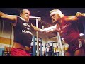"Mean" Gene Okerlund trains with Hulk Hogan