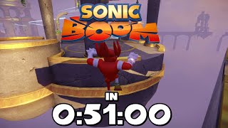 Sonic Boom: Rise of Lyric - Speedrun in 0:51:00