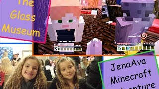 The Glass Museum - Girls JenaAva play a Minecraft adventure on PS3 split screen