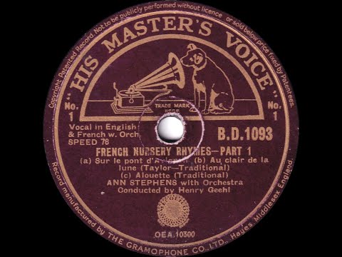 Ann Stephens - French Nursery Rhymes