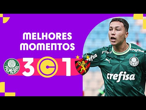 Gols e lances de Palmeiras x Sport