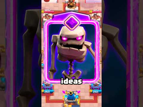 EVO SKINNY GOLEM (Fan Concept) #clashroyale #clash #update #leak