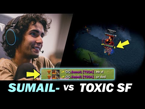 How SumaiL- deal with TOXIC PLAYER! | DOTA 2 MICRO