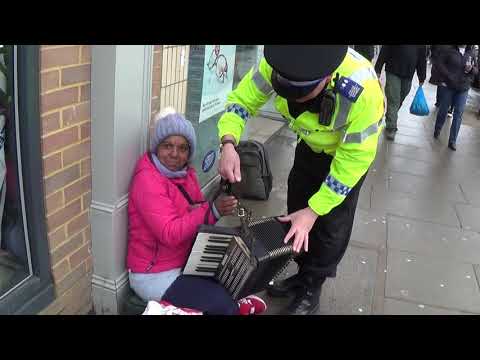 Policeman Confiscates Gypsy's Accordion...Then Plays It!