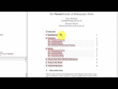 How to add hyperlinks to a LaTeX document Video