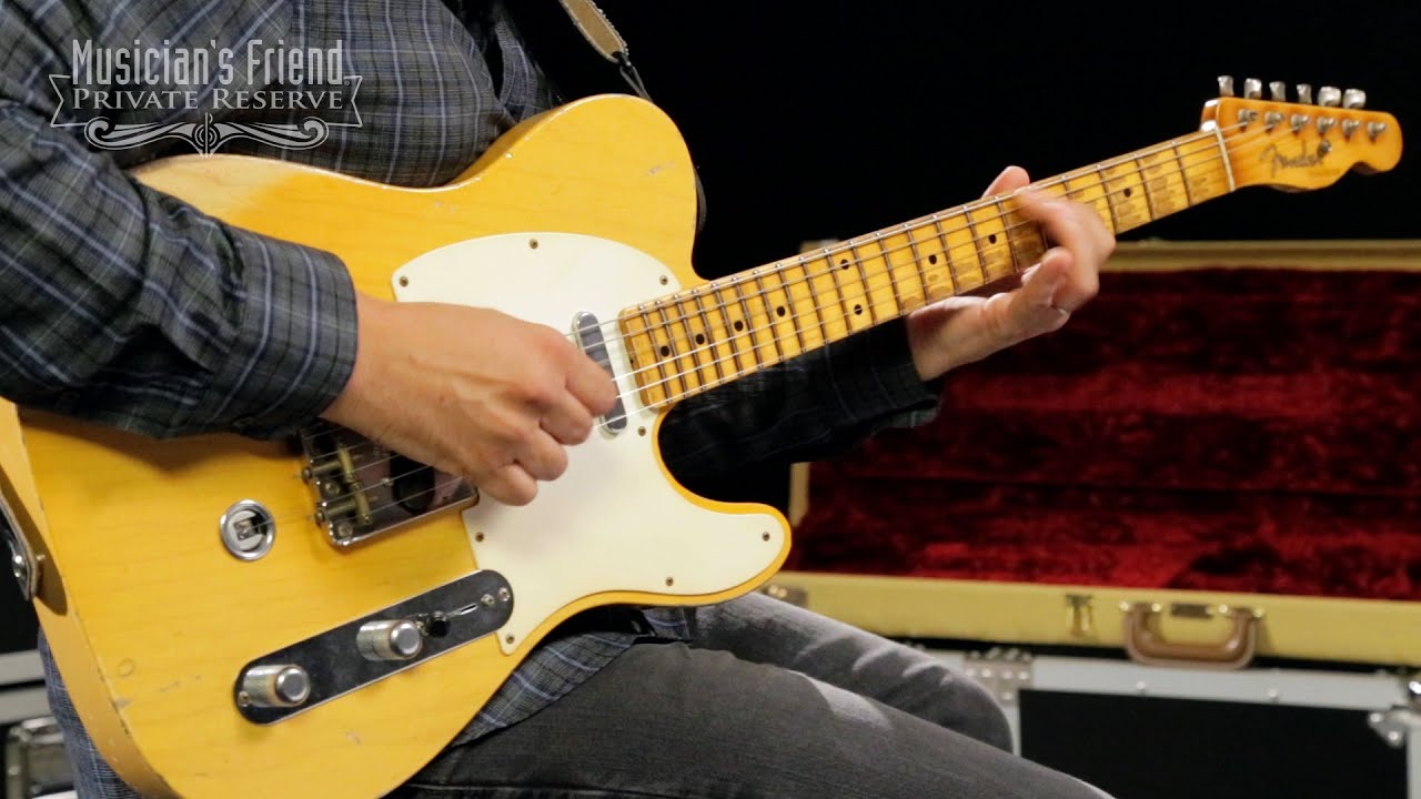 Fender Custom Shop 1957 Telecaster B-Bender Relic Masterbuilt by John Cruz, Honey Blonde - YouTube