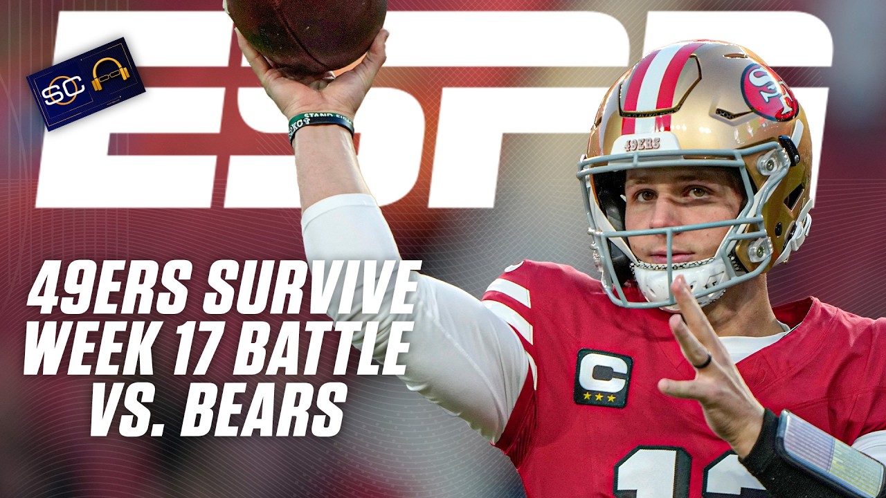 Bears vs. 49ers REACTION 🍿 San Francisco halts Chicago's game-winning drive | SC with SVP