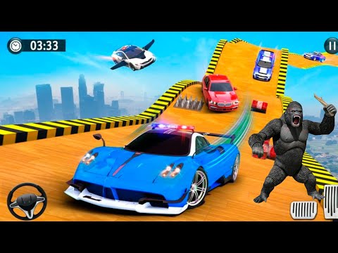 ✅Police Car Stunts GT Ramp 2022 - Impossible Car Racing Stunts 3D - Android Gameplay #18