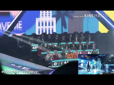 171231 WANNA ONE,RED VELVET,BTS REACTION TO WINNER - LOVE ME + REALLY REALLY