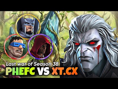 Last War of Season 38! Rank 4 War Boss Knull destroyed! PHEFC vs XT.CX | AW S38.11 | MCOC