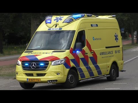 Verschillende Ambulances uit Noord- en Oost-Gelderland met spoed naar het Radboud UMC in Nijmegen