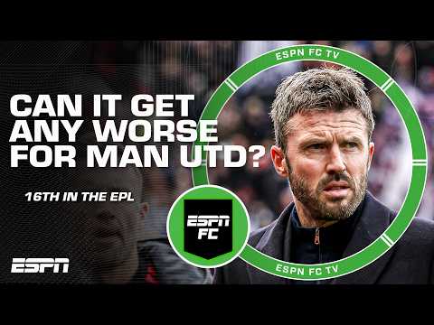 Is this ROCK BOTTOM for Carrick and Man United? 😳 Reaction to 3-0 loss to Bournemouth | ESPN FC