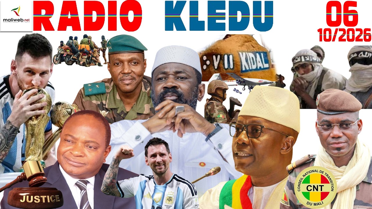 La Revue de Presse de la RADIO KLEDU du 06 Octobre 2026