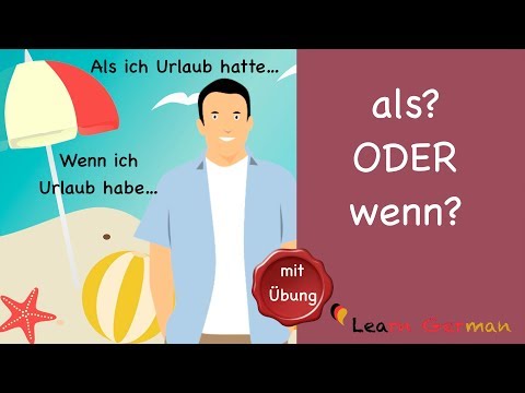"wenn" oder "als"?  | Was ist richtig? | Common Mistakes in German | Learn German A1 - A2