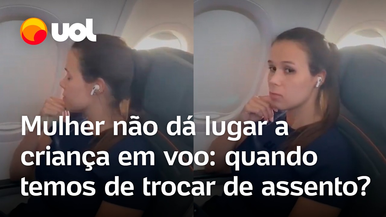 Mulher não dá lugar na janela para criança em voo: quando devemos trocar de assento? É obrigatório?
