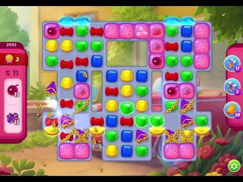 HomeScapes Level 2993  (23 moves)