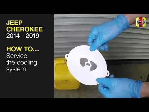 How to Service the cooling system on the Jeep Cherokee 2014 to 2019
