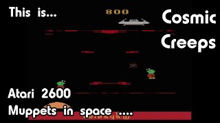 This is Cosmic Creeps for the Atari 2600