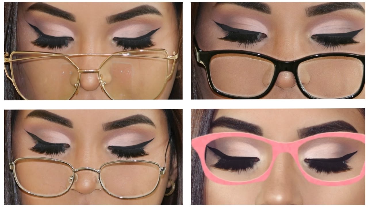 TUTORIAL DELINEADO de ojos para gafas, lentes o anteojos PARA PRINCIPIANTES paso a paso