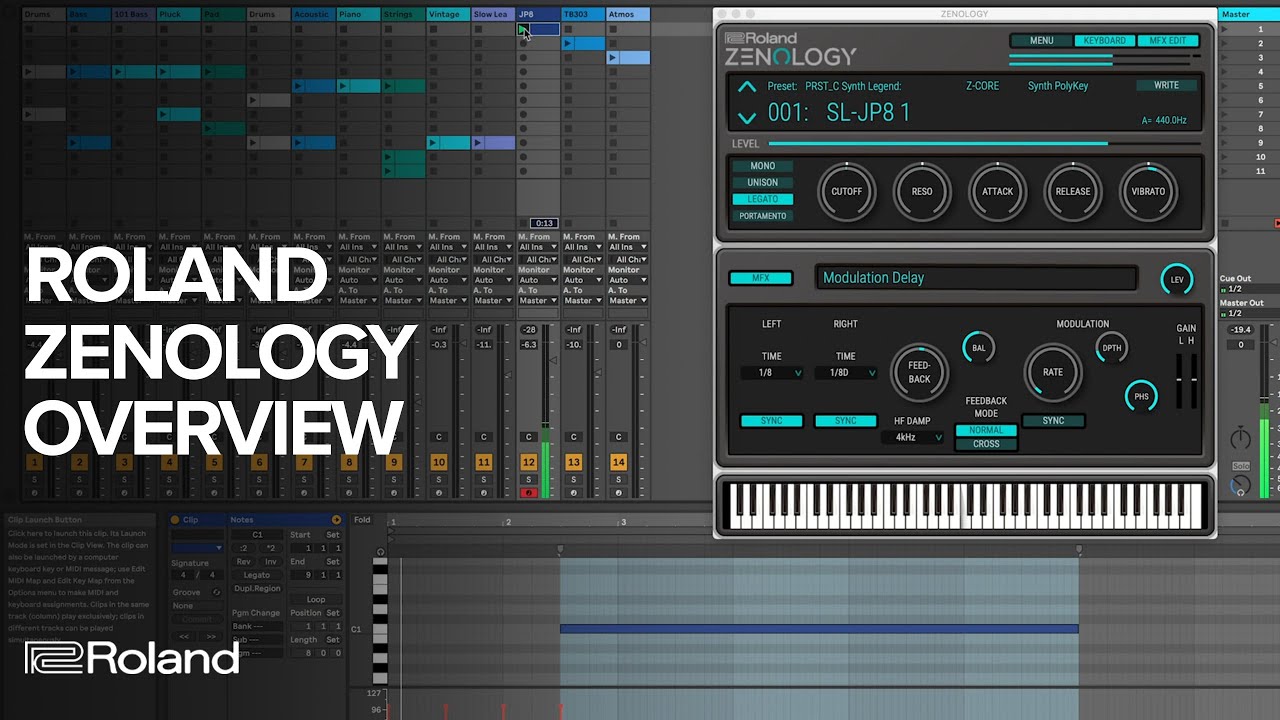 Roland ZENOLOGY Software Synthesizer Overview - YouTube