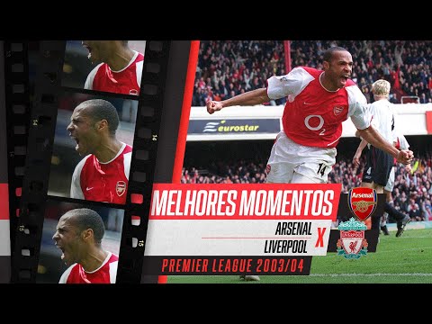 HENRY FEZ GOL ANTOLÓGICO E COMANDOU VIRADA DO ARSENAL SOBRE O LIVERPOOL EM 2004 | MELHORES MOMENTOS