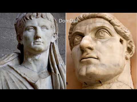 Augusto (63 a.C.-14 d.C.) e Costantino (274 d.C.-337 d.C.) - di Andrea Giardina [2016]