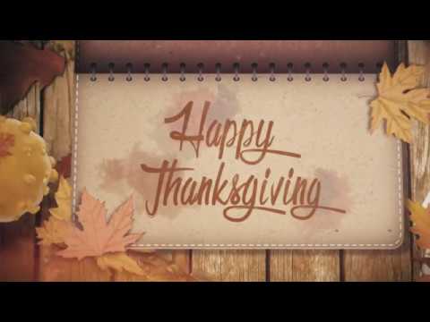 Thanksgiving Greeting from Abp. Barsamian (2017)