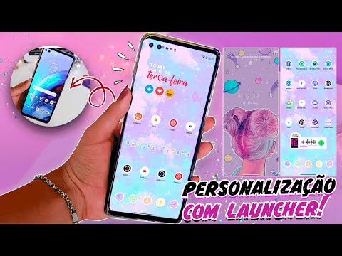 ORGANIZANDO MEU CELULAR DO ZERO COM LAUNCHER | MOTO G100