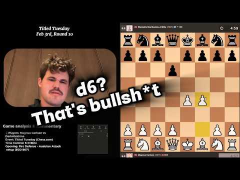 Magnus Carlsen Dismantles the Pirc Defense | Titled Tuesday