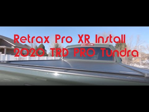 Installing Retrax Pro XR bed cover * 2020 Tundra TRD Pro